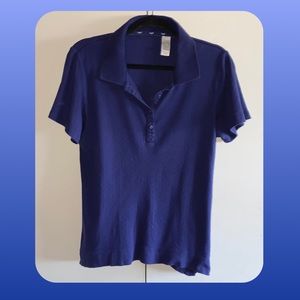 Liz Golf Women’s Perforated Polo Style Shirt GUC